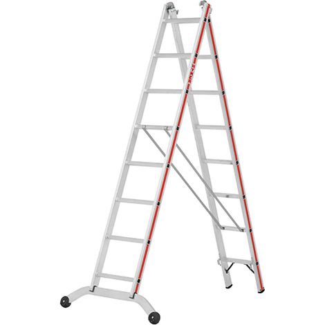 Scala componibile a pioli 2x10 - Lunghezza 4.91m - 604520