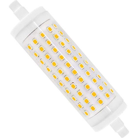 Ampoule R7S LED 118mm15W DimmableBlanc chaud 3000K, Équivalent à Lampe Crayon Halogène J118 R7S 150W-200W, AC 220V, R7S LED Céramique pour Studio/Salon, [Classe énergétique A] (1/5)
