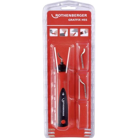 Rothenberger 21651 Kit de Desbarbado Ergonómico Duradero