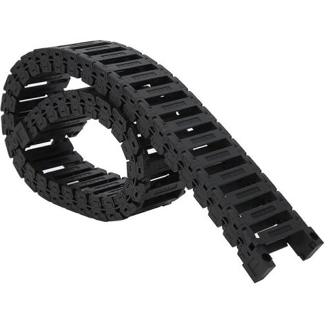 Chaîne porte-câbles silencieuse, support de câble en nylon, détachable, S13 x 37, 0,7 mètre
