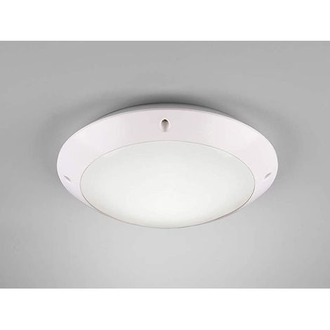 Runde Außendeckenleuchte Wandlampe CAMARO in Weiß matt - 26 cm (1/5)