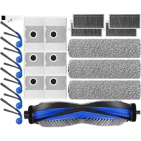 Filtre pour aspirateur brosse pour aspirateur Filtre de brosse pour aspirateur filtre de Fits ECOVACS T80 PRO OMNI / T80 OMNI Robot Aspirateur de remplacement Main Roller Serpillière Cloth Side Brosse (1/5)