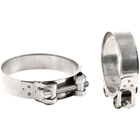 Pair Stück T-Bolzen-Klemmen aus Edelstahl, 22 mm breit für Durchmesser von 48-51 mm -
