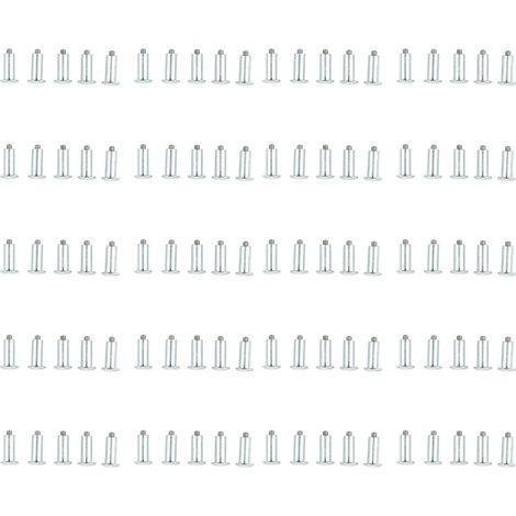 Lot de 100 goujons de pneu en acier zingué, antidérapants, adhérence renforcée pour auto, camion, chariot élévateur, tout-terrain (1/5)