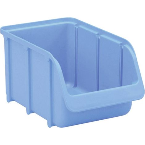 Cassetta impilabile 145x240x125 mm capacità 3 l'blu polipropilene Linbin nr.3 by Hünersdorff HÜNERSDORFF WE6733 (1/5)