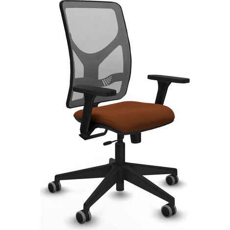 Sedia da ufficio piqueras y crespo Motilla marrone similpelle (1/2)