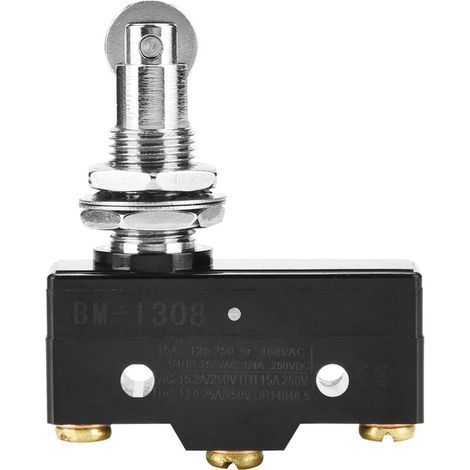 Micro-interrupteur Momentané BM-1308, Action Rapide, Contacts Argent – Interrupteur de Fin de Course de Haute Précision (1 Pièce) (1/5)
