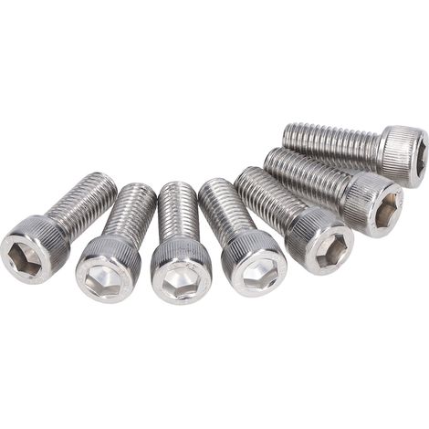 20 Vis à tête hexagonale creuse M12x35 A2-70 inox, filetage gros DIN 912 - Lot de 20