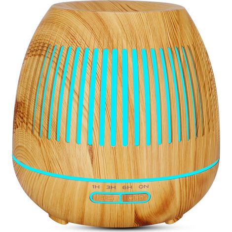400-ml-Diffusor für ätherische Öle und Luftbefeuchter mit 7 Lichtfarben (1/5)