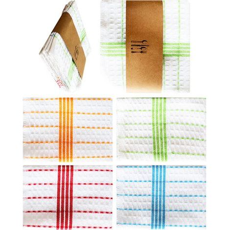Chiffons de nettoyage de qualité-Quatre couleurs mélangées (1/5)