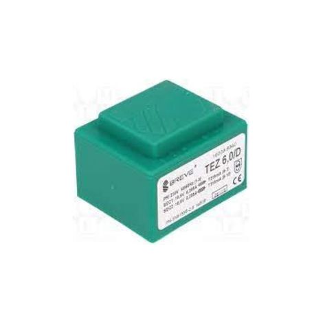 Transformateur encapsulé Sortie 10.5vac 6va Entrée 230vac Tez6/d/10.5v