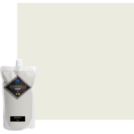 Pintura acrílica BARBOUILLE - Para paredes y techos - 1L - Blanco Ndovu