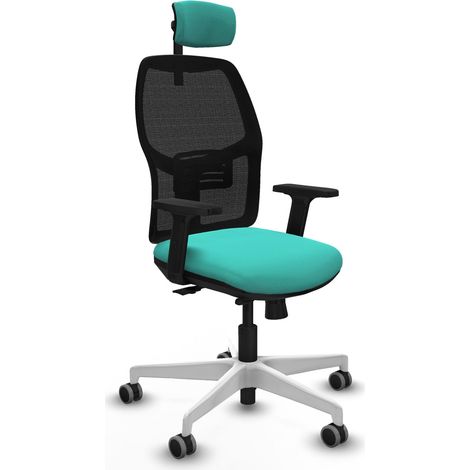 Chaise de bureau piqueras y crespo Alfera noir accoudoirs ajustables (1/2)