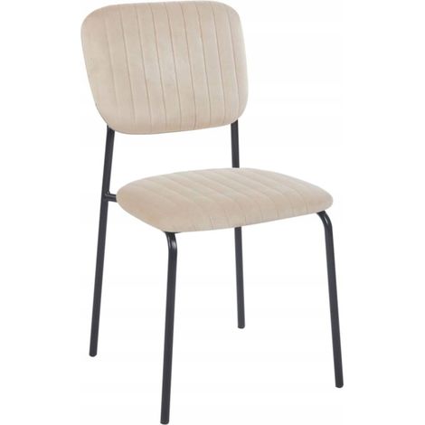 K19-FX Samtstuhl in Beige (1/5)