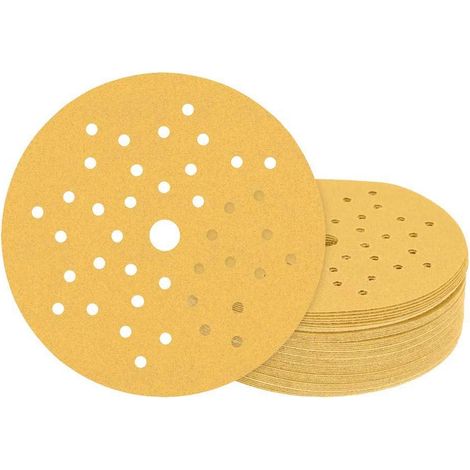 Carta abrasiva MULTI-fori EXPERT C470 per levigatrici orbitale, 150 mm, K 80, confezione da 50 pezzi