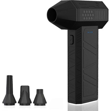 Mini souffleur d'air électrique X3 Violent Fan 110 000 tr/min avec 3 embouts (1/5)