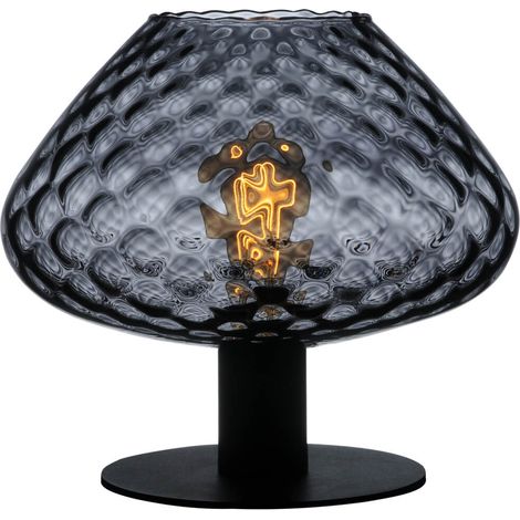 Lampe de table Porto avec verre fumé Blossom - 4711-05-05-05-8