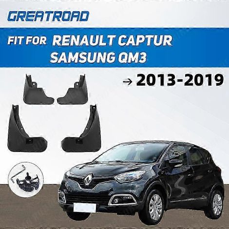 Pour Renault Captur Samsung QM3 20132019 Bavettes garde-boue, accessoires de protection contre les projections 2014 2015 2016 2017 2018 (1/5)