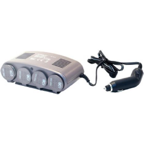 Quadruple prise Allume-Cigare 12V 24V 5A