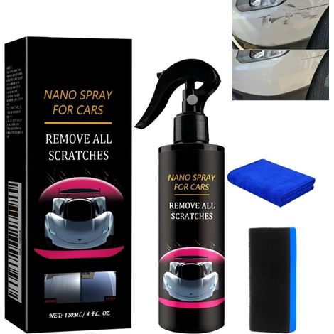 Auto Spray Kratzer Entfernen, Scratch Remover Auto, 120ml Quick Effect Coating Agent, Kratzer Entferner Auto Beschichtungs Sprays für Glanz und Schutz (1/5)