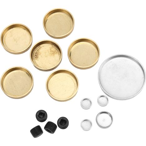 Kit de bouchons de dégivrage en laiton MPE-108BR de remplacement pour moteurs Ford Small Block 255ci, 260ci, 289ci, 302ci et 351ci (1/5)