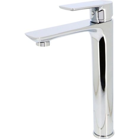Mitigeur haut pour lavabo DILO chromé avec vidage clic-clac ABS - THEWA DIL17