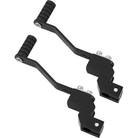 6-teiliges klappbares Schalthebelset aus Aluminium, Schwarz