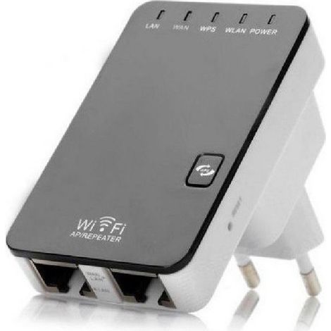 TrAdE Shop Traesio - Mini Router Wireless N Funzione Wps Access Point E Ripetitore Wifi 300 Mbps - (1/2)