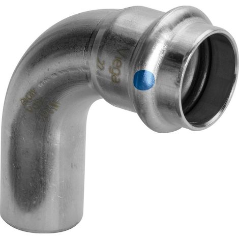 Viega Sanpress Inox LF-Codo 90 Grados, d 42mm Acero inoxidable Modelo 2316.1LF, 664824
