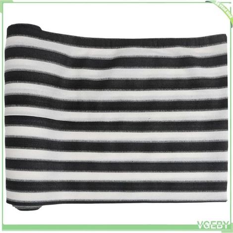 Filet brise-vue - FAFEICY - 4003662 - 1,8x10 m - Anthracite/Blanc - PEHD 75 g/m² (1/5)