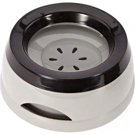 1pc Dog Bowl Anti-Spill Dog Water Bowl, Gray, Slow Feeder Dispenser Bowl Suitable for Home and Travel Water Bowl for Dog/Cat/Pet (1/5)