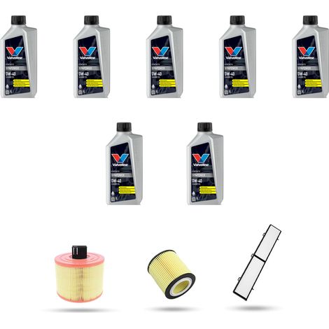 Kit tagliando 3 FILTRI e 7L OLIO compatibile con Bmw serie 3 (E90,E91,E92,E93) 330i 190kw dal 2005 (1/5)