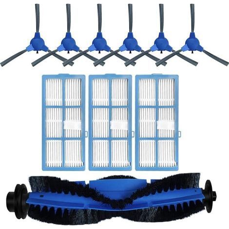 Kit de rechange pour aspirateur robot Proscenic 850T - 10 pièces détachées - Bleu - Matériaux durables - Système de brosses et filtration unique - Accessoires pour aspirateur robot (1/5)