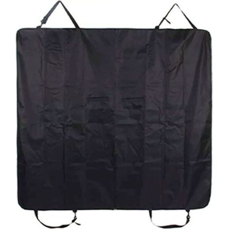 Tapis de voiture pour animaux, tapis de siège arrière pour animaux, tapis de protection contre les rayures, tissu Oxford, 124 x 150 cm-Crezuo