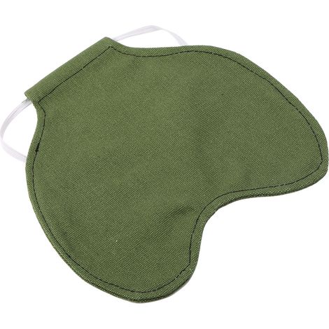Protection anti-plumes pour animaux de compagnie, protège-ailes arrière, tablier de selle double (20 x 19,5 cm), vert (1/5)