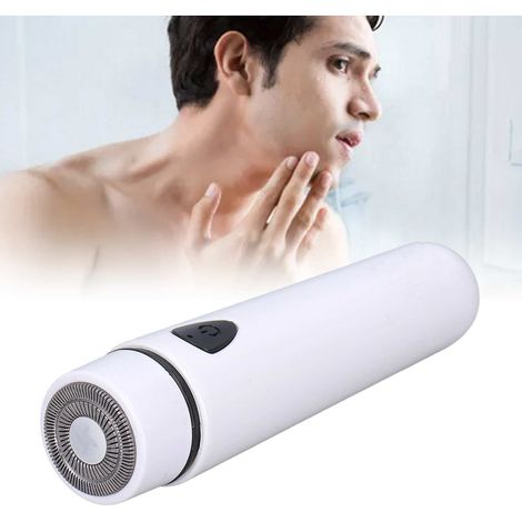 Rasoir électrique portable Mini 012, rechargeable pour voiture, pour hommes et femmes, blanc (1/5)