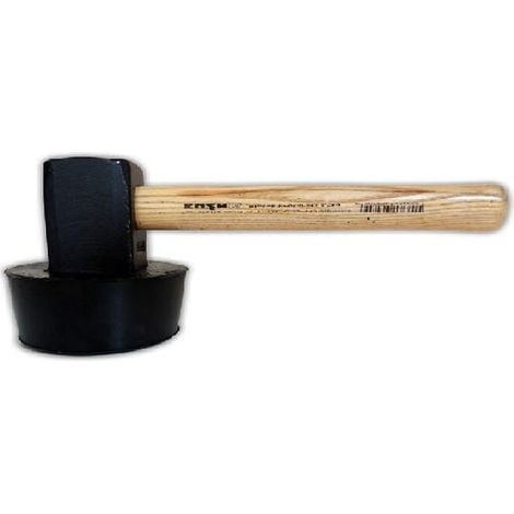 MŁOTEK BRUKARSKI Z GUMĄ 1.5KG L-300MM - MLO 1.5 BRU.