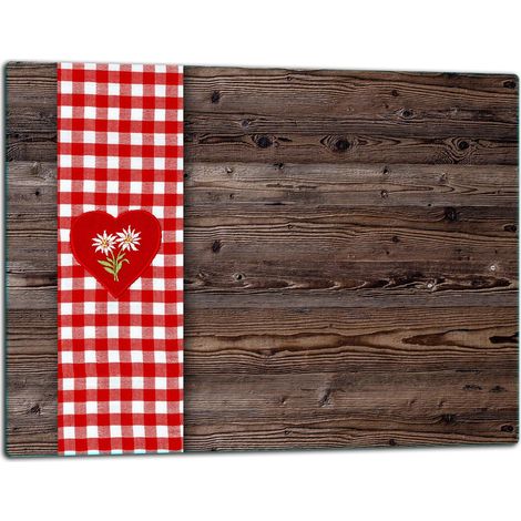 Schneidebrett aus Glas, 52 x 40 cm, Holz (1/5)