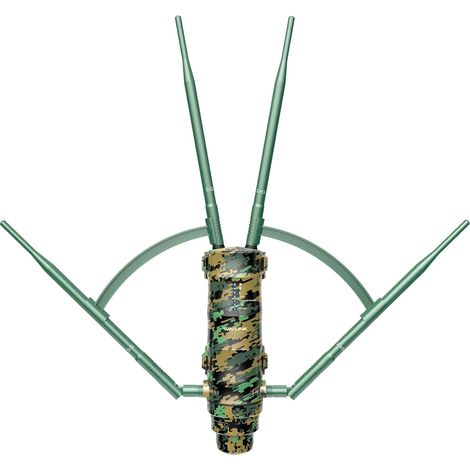 WAVLINK AC1200 Outdoor WLAN Repeater, Wireless Access Point mit Active POE, Dualband 2,4GHz + 5GHz, wetterfester Outdoor WLAN Repeater, WLAN Range Extender, Mesh Extender, 4 x 7dBi Rundstrahlantenne (1/5)