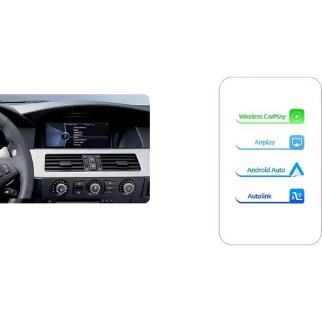 CarPlay sans fil Android Auto, Miroir d'écran avancé, Conservation du contrôle OEM, Système CIC (1/2)