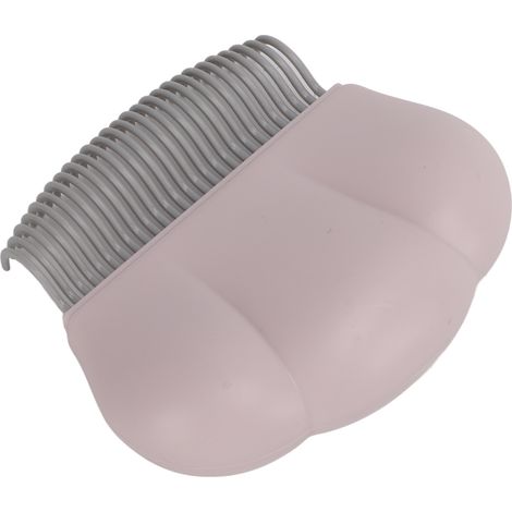 Peigne coquillage pour chat, élimine les poils morts, poils courts et longs, peigne massant, rose (1/5)