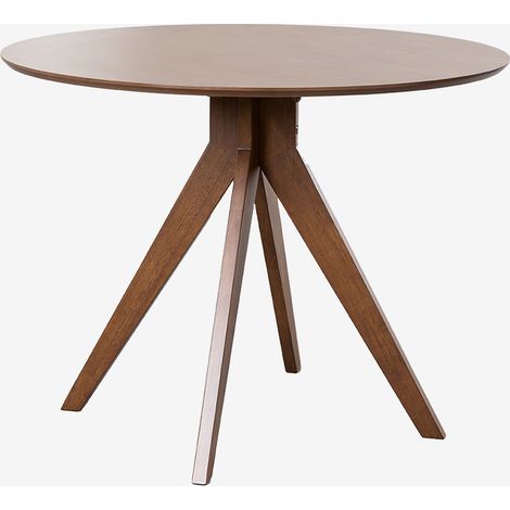 Mesa de comedor redonda Ø100 cm en madera Sekiz SKLUM