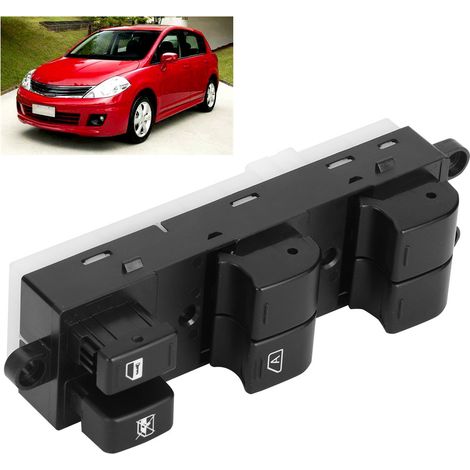 Lève-vitre électrique commutateur pour Nissan Tiida C11 SC11 C11Z, pièce 25401-1JY0A, interrupteur de fenêtre auto, commande d'origine (1/5)