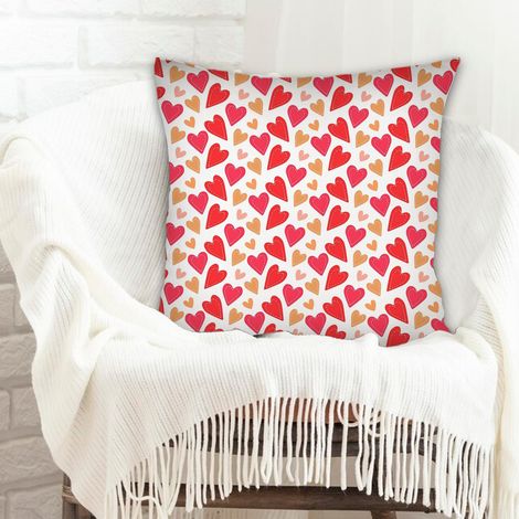 Housse de coussin carrée standard 45x45cm déhoussable pour femme mari petite amie petit ami couple (1/5)