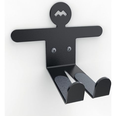 Meliconi MyBike Supporto Universale per Pedale da Parete, Supporto Portabici da Muro da Esterno e Interno, Supporto Premontato in Acciaio, 2 Adesivi Salvamuro Inclusi, Portata 30 Kg, Made in Italy (1/5)