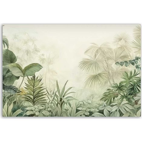 Tableau végétation tropicale pastel (1/5)