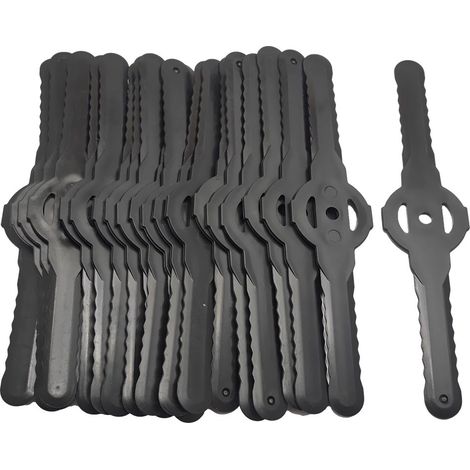 50pcs lame de coupe de bord sans fil de remplacement, lame de tondeuse à gazon, pour tondeuse de jardin (1/4)
