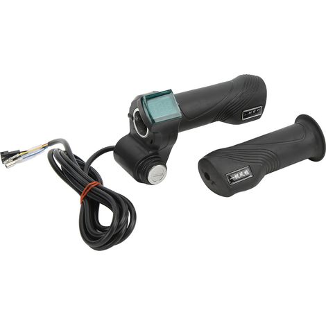 1 Paar universelle Gasgriffe für Elektrofahrräder mit Display, kompatibel mit Elektrofahrzeugen. (1/5)