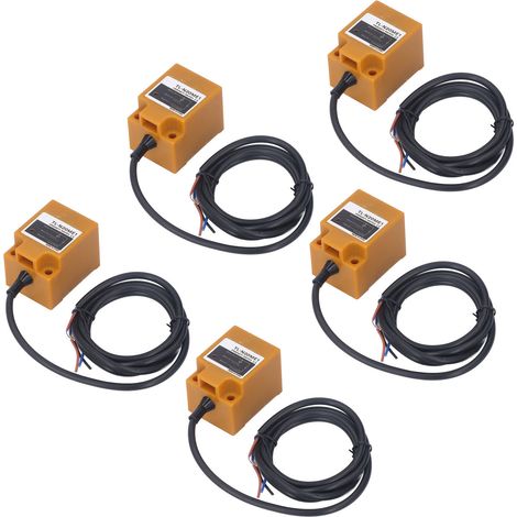 5 Stück Näherungssensoren, 200 mA, Annäherungssensor-Erkennungsschalter, NPN-Öffner-Näherungsschalter-Detektor, 10–30 V DC (1/5)