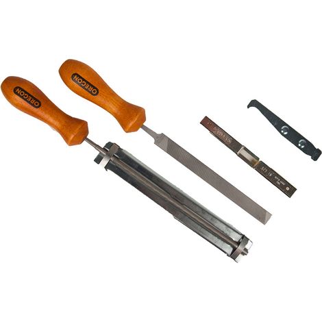 Oregon Schärfsatz für Sägeketten 3/8" 4,5 mm Feile Lehre Schärfset